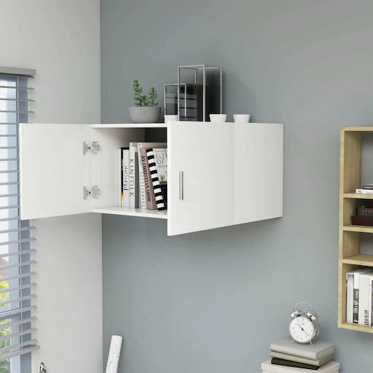 Wand Wohnzimmer Nischenschrank aus Spanplatte Weiß 80x39x40cm