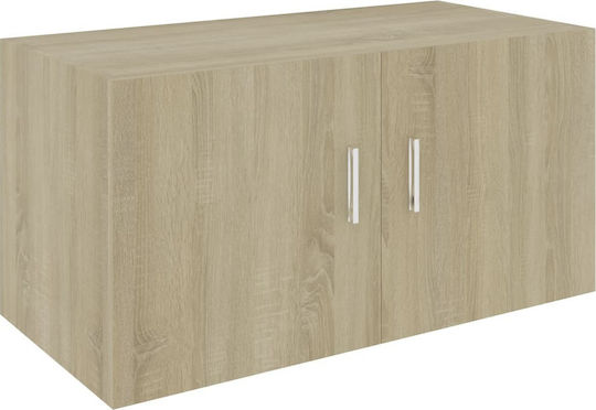 Hängeschrank fürs Wohnzimmer aus Sonoma-Spanplatte 80x39x40 cm