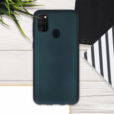 KWmobile Back Cover Σιλικόνης Metallic Teal (Galaxy M21)