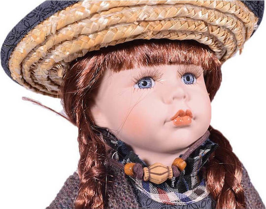 SP Souliotis Decorative Porcelain Doll made of Porcelain 16x8x30.5cm 1pcs