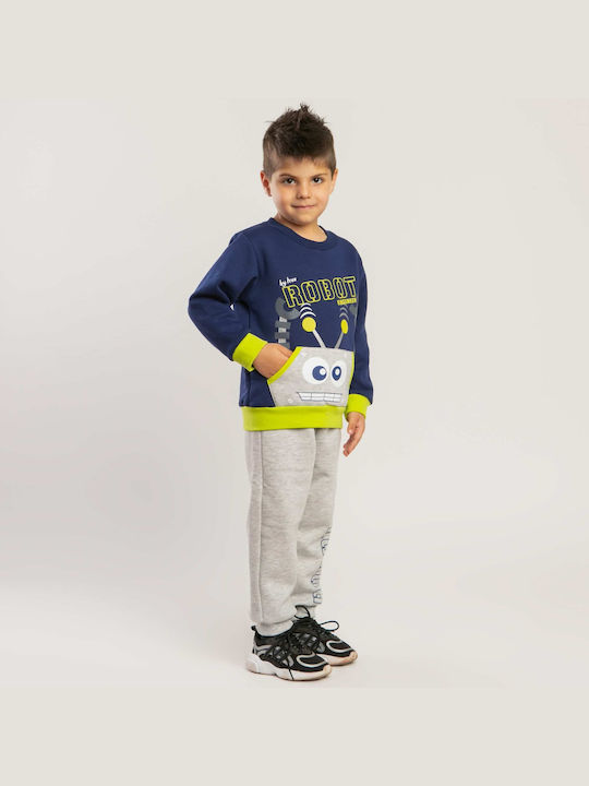 Trax Kids Sweatpants Set Navy Blue 2pcs