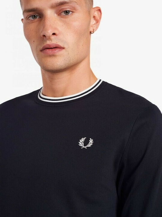 Fred Perry Men's Long Sleeve Blouse Black