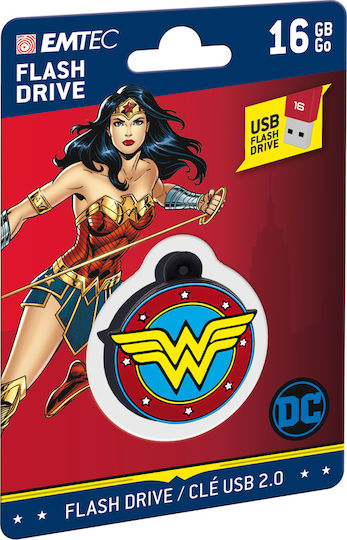 Emtec DC Comics Collector Wonderwoman 16GB USB 2.0 Stick Multicolour