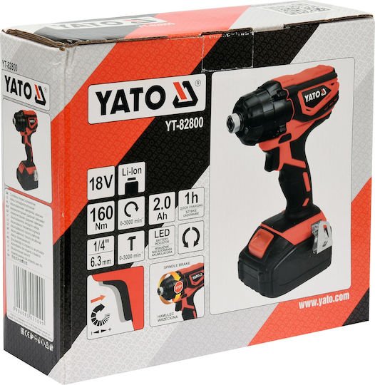 Yato Yato Battery Screwdriver 18V 1x2Ah