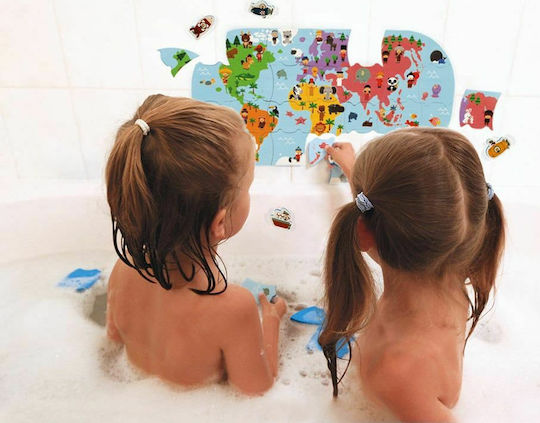 Janod Bath Explorers Map Bath Toy for 36++ Months J04719