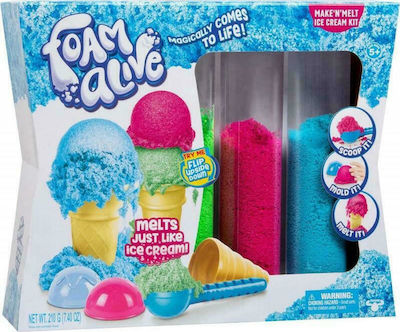 AS Artizanat pentru Copii Foam Alive Ice Cream Set pentru Copii 5++ Ani