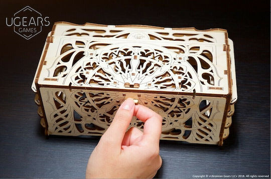 Ugears Wooden Construction Toy Card Holder Device for Tabletop for Children 12+ years old+ Years