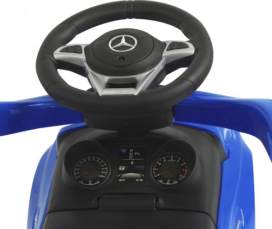 Jamara Mercedes C63 Baby Push Walker Ride On with Parental Handle for 12+ Months with Sounds Blue