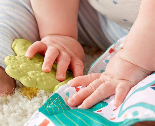 Fisher Price Πανάκι Μωρού Teethe & Cuddle Cactus Πράσινο