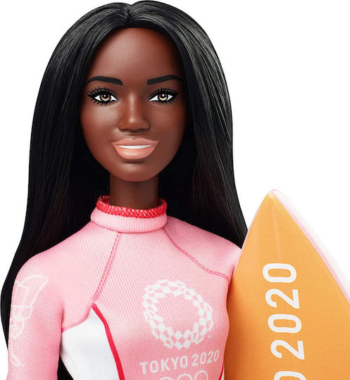 Barbie Tokyo 2020 Surfing Păpușă pentru 3+ ani+ Ani