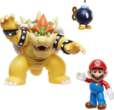 Jakks Pacific Miniature Toy Bowser's Lava Battle Set for 3+ Years (Various Designs/Assortments of Designs) 1pc