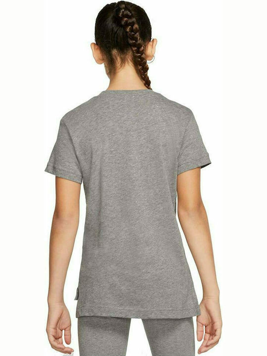 Children's Blouse Short Sleeve Gray Basic Futura