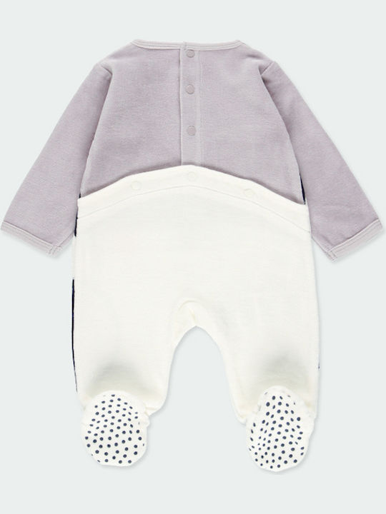 Boboli Baby Bodysuit Set Long-Sleeved Gray