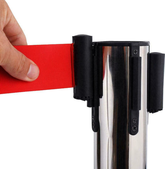 Next Systems Sicherheitsschranke Rot Set mit Gurtband 2mx91cm SR-200-10