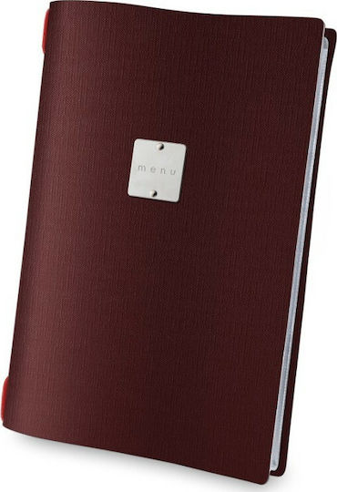 DAG Style Menü-Halter in Burgundisch Farbe A4 Glossy