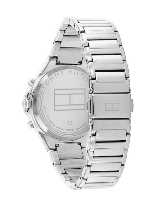Tommy Hilfiger Eve Women's Watch Chronograph with Silver Metal Bracelet