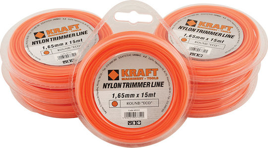 Kraft Eco Μεσινέζα Στρογγυλή Μήκους 15m και Πάχους 2mm