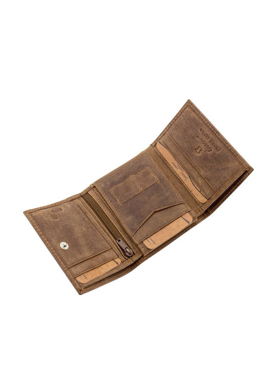 Leather Men's Wallet Classic with RFID Hunter