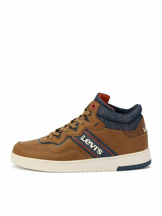 Levi's Παιδικό Sneaker High για Αγόρι Καφέ