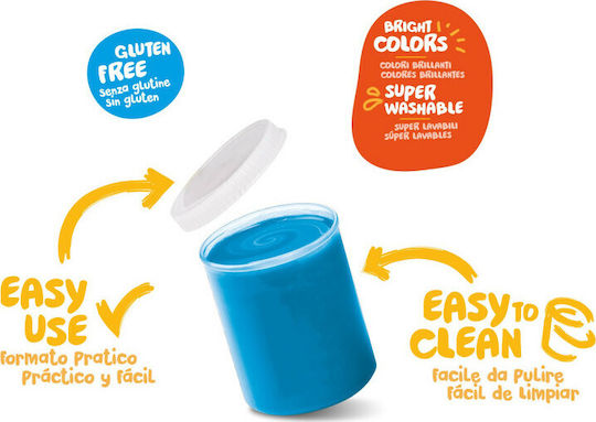 Carioca Baby 2+ Σετ Δακτυλομπογιές 80ml 6τμχ