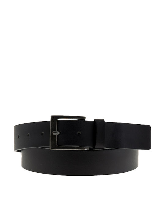 Men's Belt Leather Black