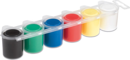 Primo 6 Ditacolor Finger Paints Set 25ml 6pcs