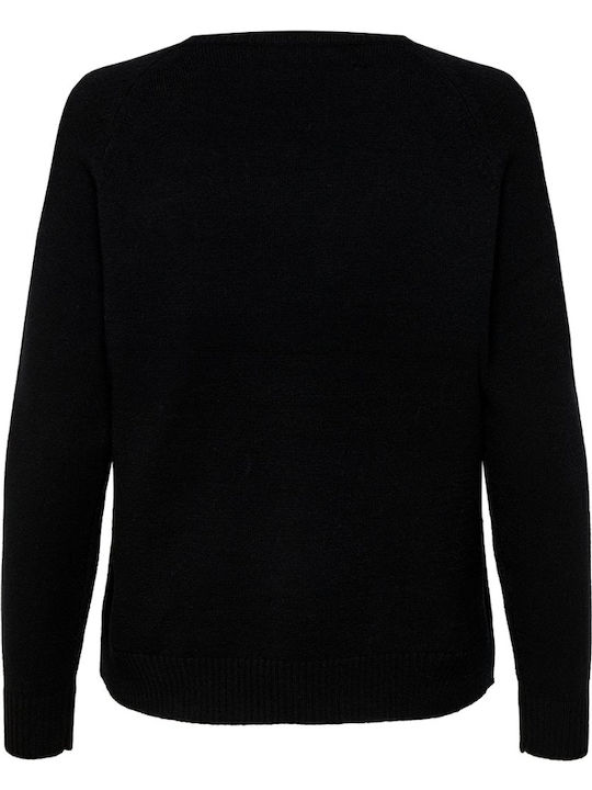 Women's Long Sleeve Sweater Black