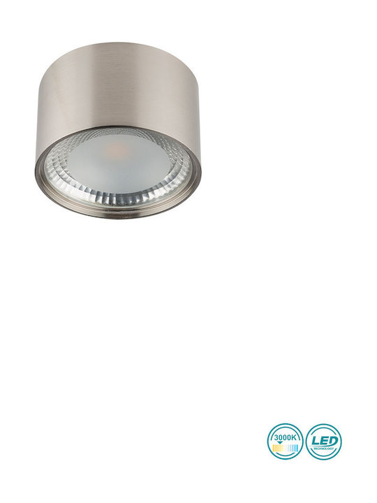 Globo Lighting Serena Modern Metall Deckenleuchte mit Integrierter LED Silber