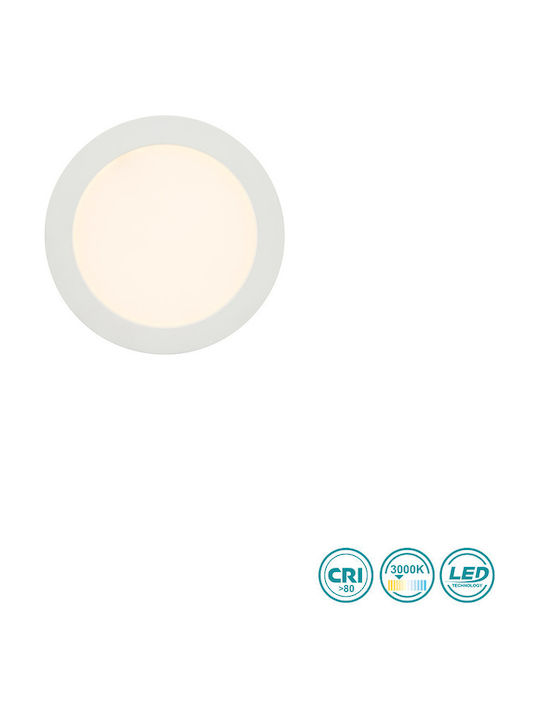 Globo Lighting Paula Ceiling Mount Light White with Integrated LED