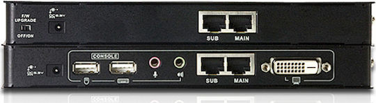 Aten CE600 KVM & Data Switch με Audio / DVI / RS-232