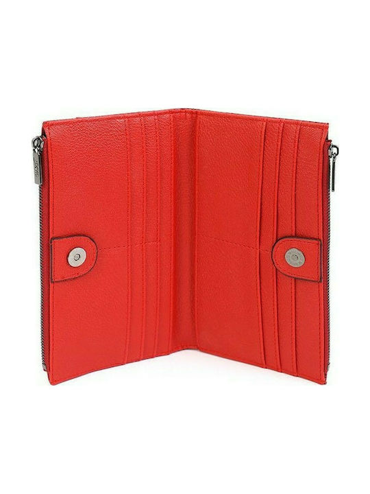 Doca Large Women's Wallet Red