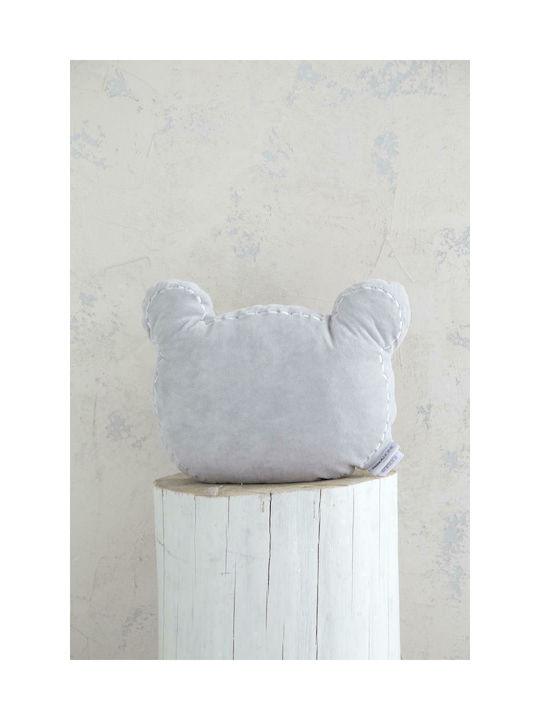 Nima Διακοσμητικό Μαξιλάρι Κούνιας Bear Γκρι 40x40cm