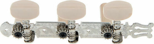 Dixon Κλειδιά για Ακουστική Κιθάρα SKG-354 Silver Machine Head for Classical Guitar