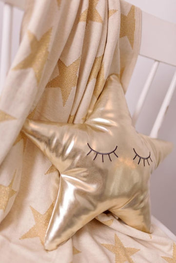 Bizzi Growin Crib Decorative Pillow Star Brown 40x30cm