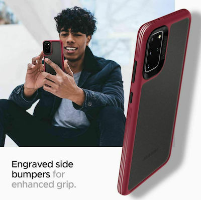 Spigen Ciel Color Brick Coperta din spate Silicon 2mm Burgundy (Galaxy S20) ACS00803