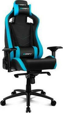 Drift DR500 Artificial Leather Gaming Chair with Adjustable Arms Black