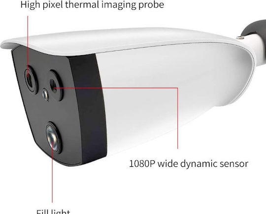 TG-8266-T CCTV Thermal Surveillance Camera Full HD 1080p Waterproof with Lens 4mm