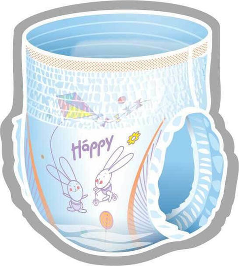 Happy Happy Windelhosen Sensitive Größe 4 Für 8-14kg 96 Stück