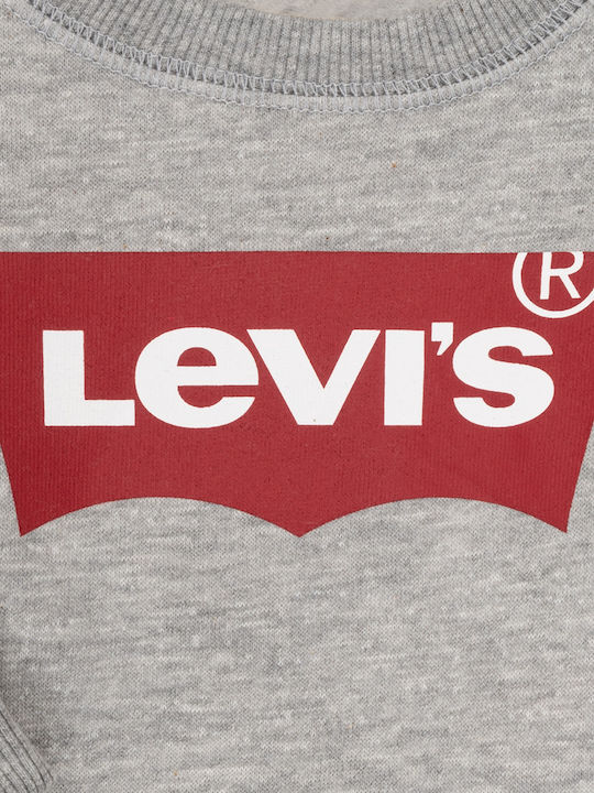 Kinder-Sweatshirt Gray Batwing Crew