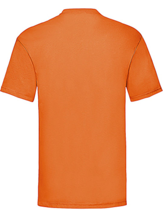 Fruit of the Loom Valueweight Τ Men's Short Sleeve Promotional T-Shirt Orange