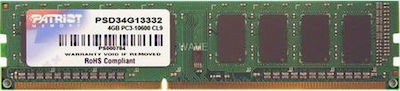 Patriot 4GB DDR3 RAM mit Geschwindigkeit 1333 für Schreibtisch