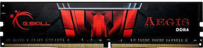 G.Skill Aegis 16GB DDR4 RAM με Ταχύτητα 2400 για Desktop