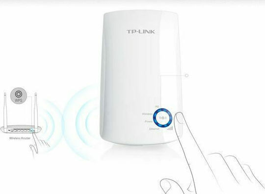 TP-LINK TL-WA850RE v7 WiFi Extender Single Band (2.4GHz) 300Mbps