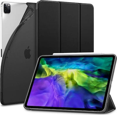 ESR Yippee Clasp Jelly Flip Cover Piele artificială / Silicon Negru (iPad Pro 2020 12.9")