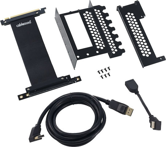 Cablemod Vertical PCI-e Bracket HDMI-DP Κάρτα Riser για Κάθετη Τοποθέτηση