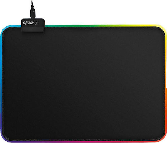 NOD R1 RGB Gaming Mouse Pad Medium (350mm) με RGB Φωτισμό μέσω USB Μαύρο 141-0132