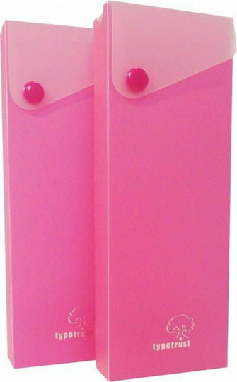 Typotrust PB001B Box Pink Pencil Case 1pcs with 1 Compartment Pink