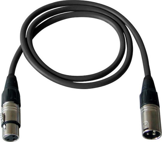 Bespeco IROMB100 XLR male to XLR female 1m Cable (IROMB100)