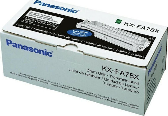 Panasonic KX-FA78X Γνήσιο Drum Laser Εκτυπωτή Μαύρο 6000 Σελίδων KX-FA78X