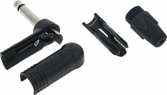 Neutrik Plug 6.3mm Jack mono male Black (NP2RX-BAG)